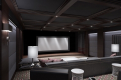 Contemporary-Home-Theater-Design-Ideas-With-Hidden-Ceiling-Lamps-Elegant-Modern-Home-Theater-Design-Ideas